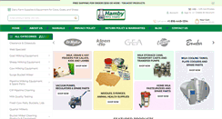 Desktop Screenshot of hambydairysupply.com
